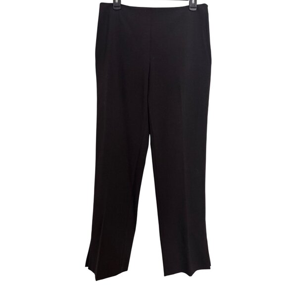 Halogen Black Dress size 8 Side Zip ankle Pants NWT Straight Leg - Picture 6 of 9